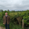 Iain overlooking fields near Mursley